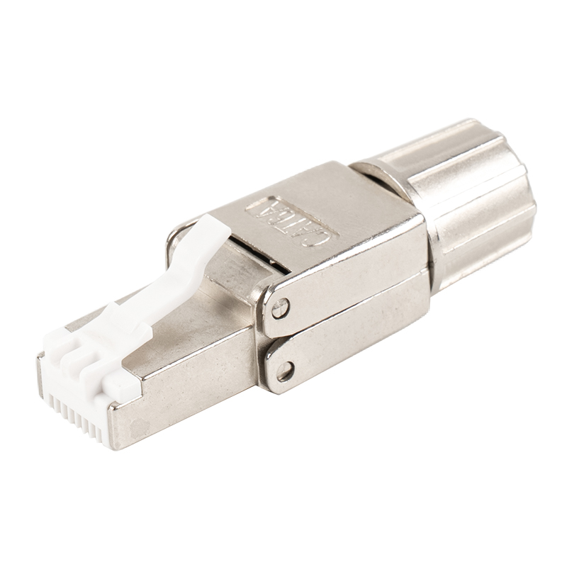 Cat6A skjermet verktøyløs RJ45-kontakt RJ-G40S-1-C6A Cat6A skjermet verktøyløs RJ45-kontakt RJ-G40S-1-C6A