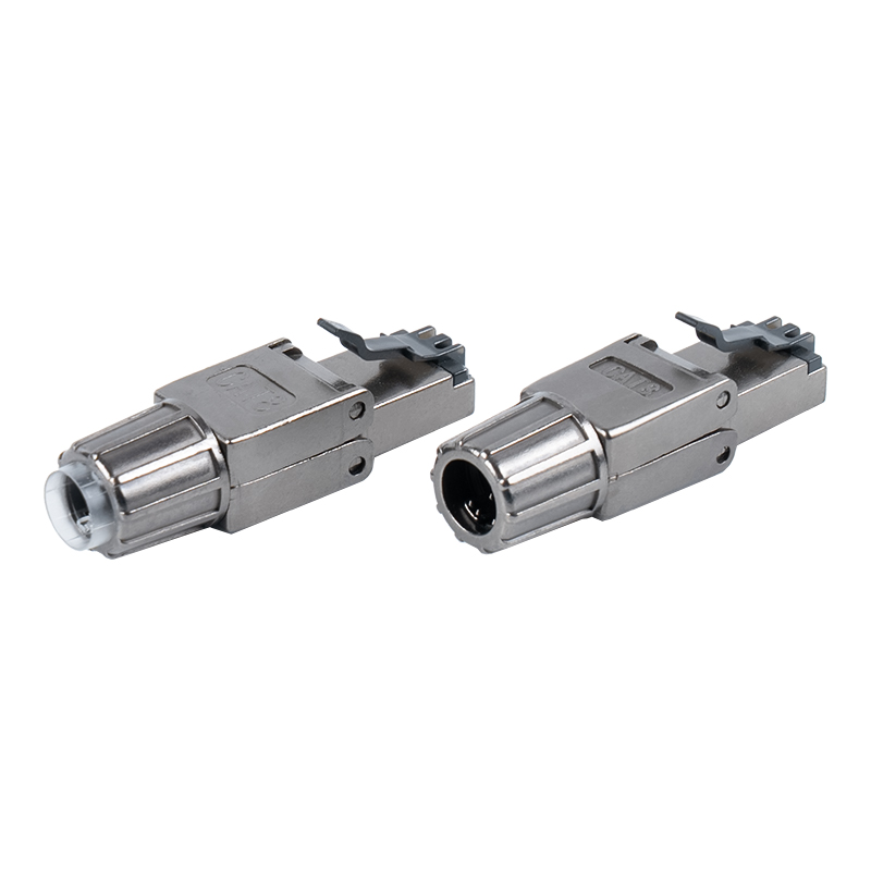 Cat8 skjermet verktøyløs RJ45-kontakt RJ-G40S-1-C8 Cat8 skjermet verktøyløs RJ45-kontakt RJ-G40S-1-C8