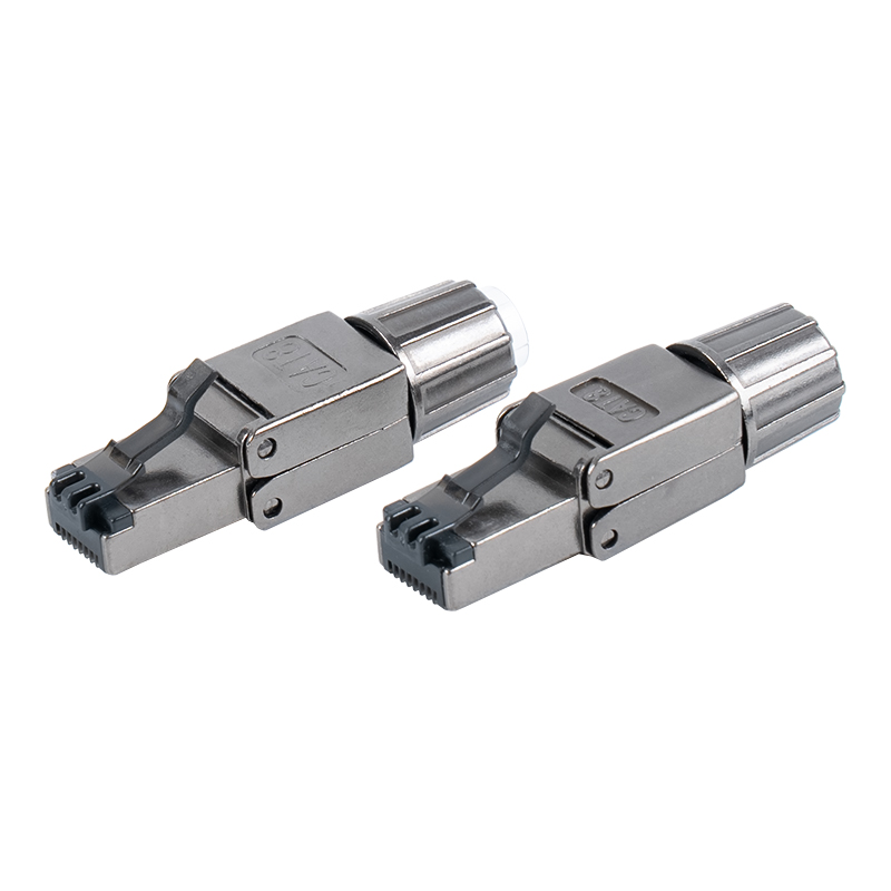 Cat8 skjermet verktøyløs RJ45-kontakt RJ-G40S-1-C8 Cat8 skjermet verktøyløs RJ45-kontakt RJ-G40S-1-C8