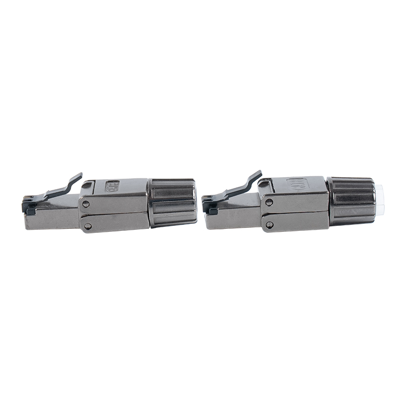 Cat8 skjermet verktøyløs RJ45-kontakt RJ-G40S-1-C8 Cat8 skjermet verktøyløs RJ45-kontakt RJ-G40S-1-C8