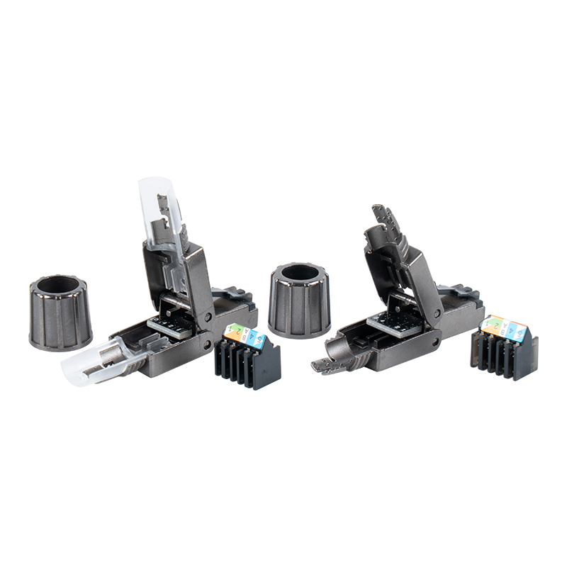 Cat8 skjermet verktøyløs RJ45-kontakt RJ-G40S-1-C8 Cat8 skjermet verktøyløs RJ45-kontakt RJ-G40S-1-C8