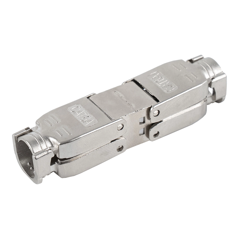 Cat6A skjermet Push-down Type Verktøyløs kontakt RJ-603S-3-C6A