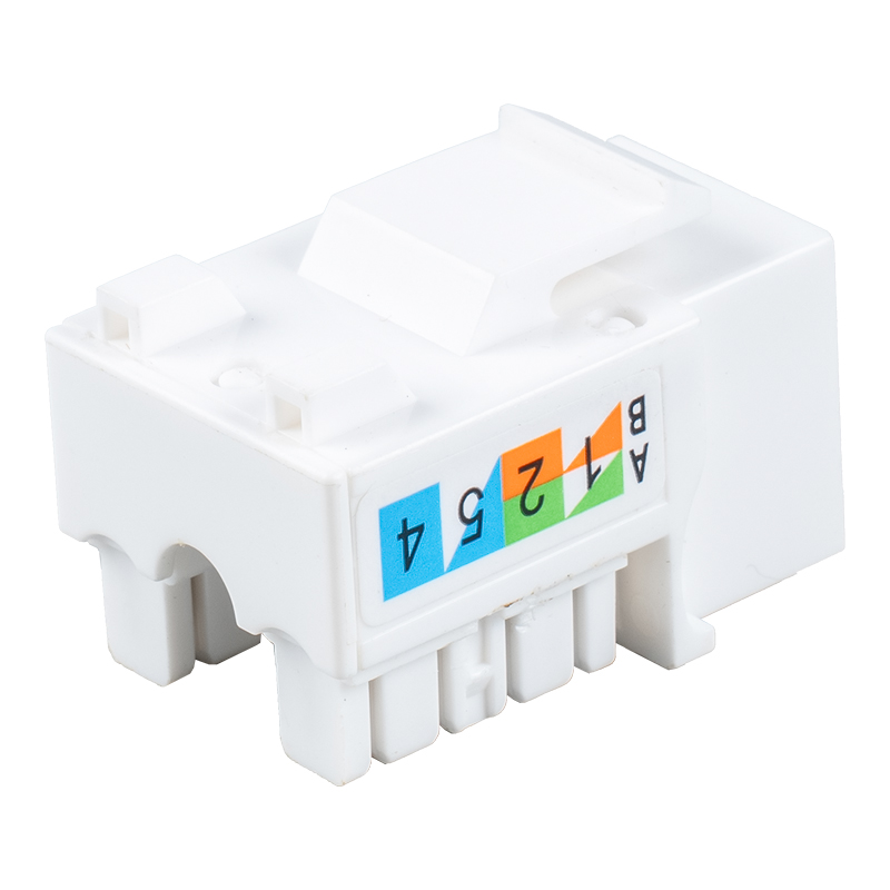 Cat5e Uskjermet 90° Modular Jack SM-2016H8C5E Cat5e Uskjermet 90° Modular Jack SM-2016H8C5E