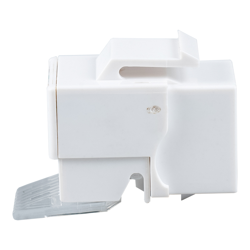 C6 Uskjermet 90° Tolless Keystone Jack (minitype) SM-2052H8C6 C6 Uskjermet 90° Tolless Keystone Jack (minitype) SM-2052H8C6