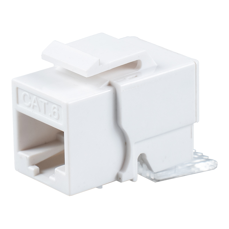 C6 Uskjermet 90° Tolless Keystone Jack (minitype) SM-2052H8C6