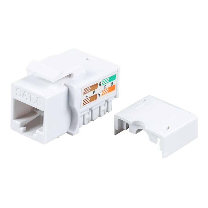 Cat6 Uskjermet 90° Modular Jack SM-2053H8C6