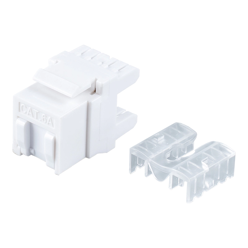 Cat6 Uskjermet 180° Modular Jack (mini-type med lukker) SM-2089CD8C6-1
