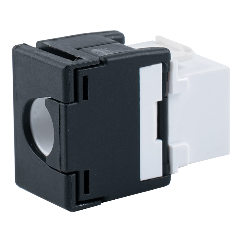 C6A Uskjermet 180° Tolless Keystone Jack SM-2335H8C6A C6A Uskjermet 180° Tolless Keystone Jack SM-2335H8C6A