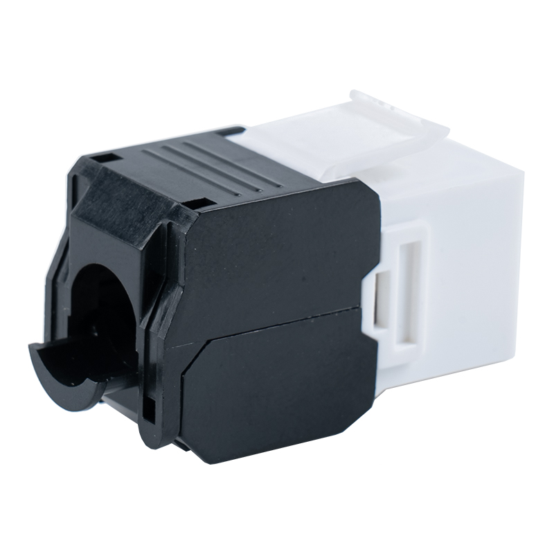 Cat6 uskjermet 180° verktøyløs modulær jekk (flip-open type) SM-2336H8C6 Cat6 uskjermet 180° verktøyløs modulær jekk (flip-open type) SM-2336H8C6