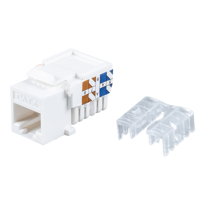 Cat6 Uskjermet 90° Keystone Jack SM-2337H8C6