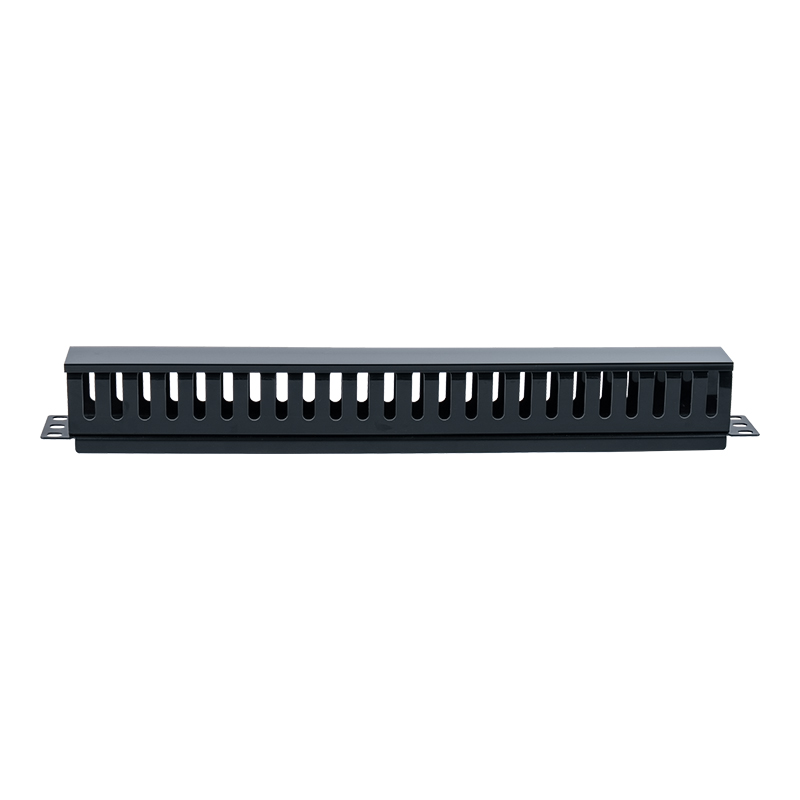 19-tommers 1U plastkabelstyringsstativ (24 porter) SP-3050-1U 19-tommers 1U plastkabelstyringsstativ (24 porter) SP-3050-1U