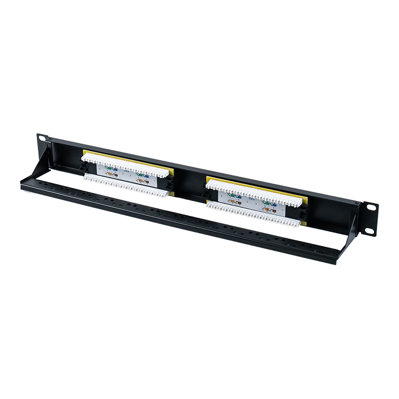 Kategori 6 19-tommers 1U uskjermet 16-porters patchpanel (IDC med to formål) SP-3224D16-C6 Kategori 6 19-tommers 1U uskjermet 16-porters patchpanel (IDC med to formål) SP-3224D16-C6