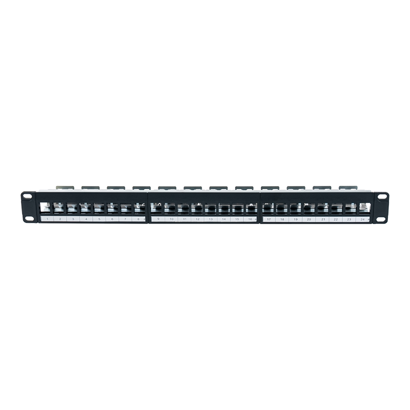 19-tommers 1U 24-ports skjermet tomt stativ (med digitalkort) SP-3245S-24P 19-tommers 1U 24-ports skjermet tomt stativ (med digitalkort) SP-3245S-24P