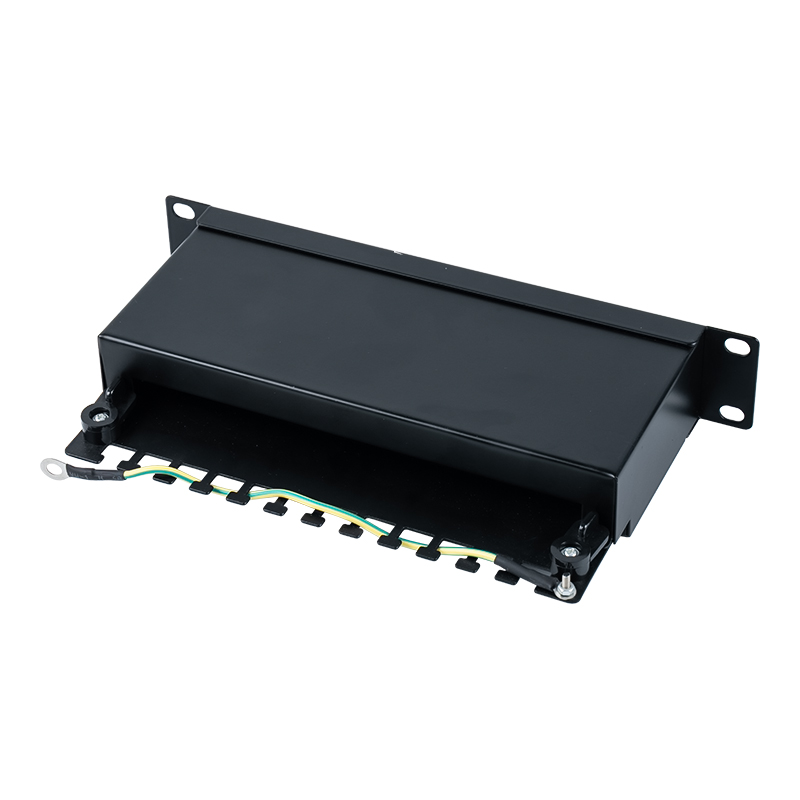 Category 6 10-inch 1U shielded 12-port patch panel SP-3250SK12-C6 Category 6 10-inch 1U shielded 12-port patch panel SP-3250SK12-C6
