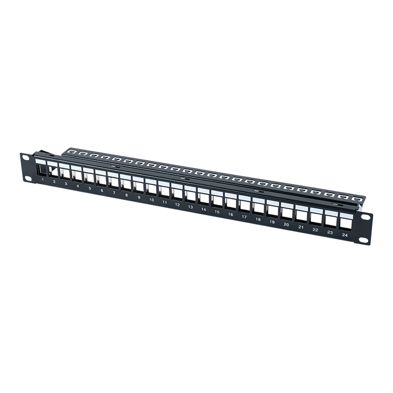 19-tommers 1U 24-ports skjermet luftfordelingsramme SP-3311S-24P