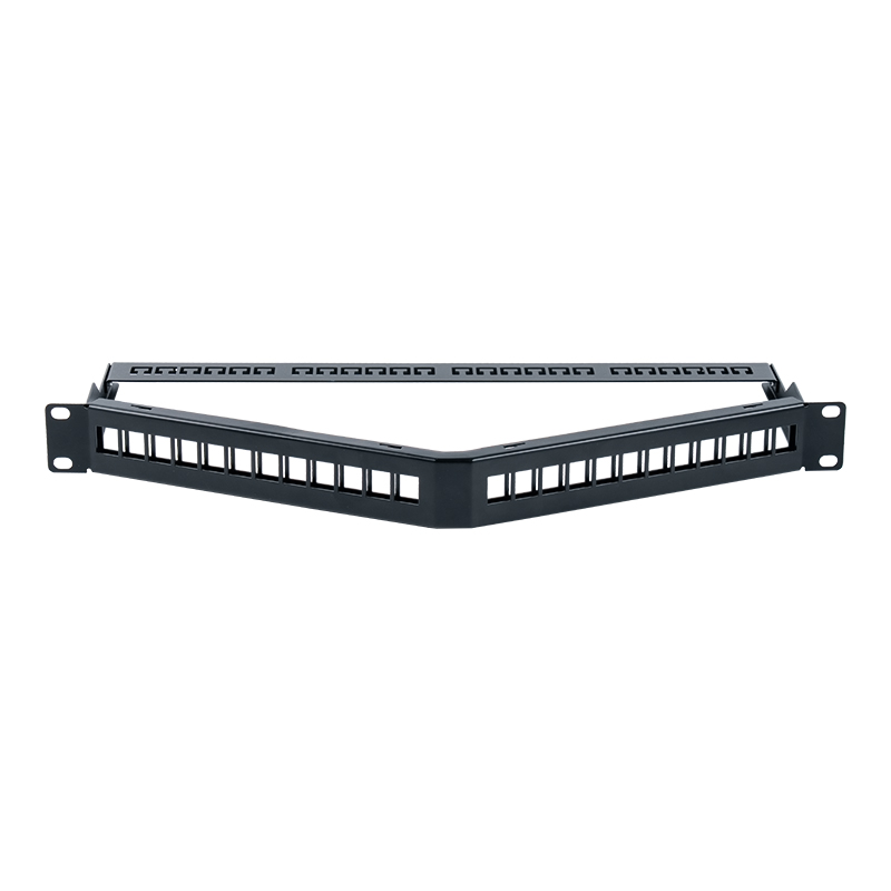 19-tommers 1U 24-ports skjermet tomt stativ (foldbar) SP-3312S-24P 19-tommers 1U 24-ports skjermet tomt stativ (foldbar) SP-3312S-24P