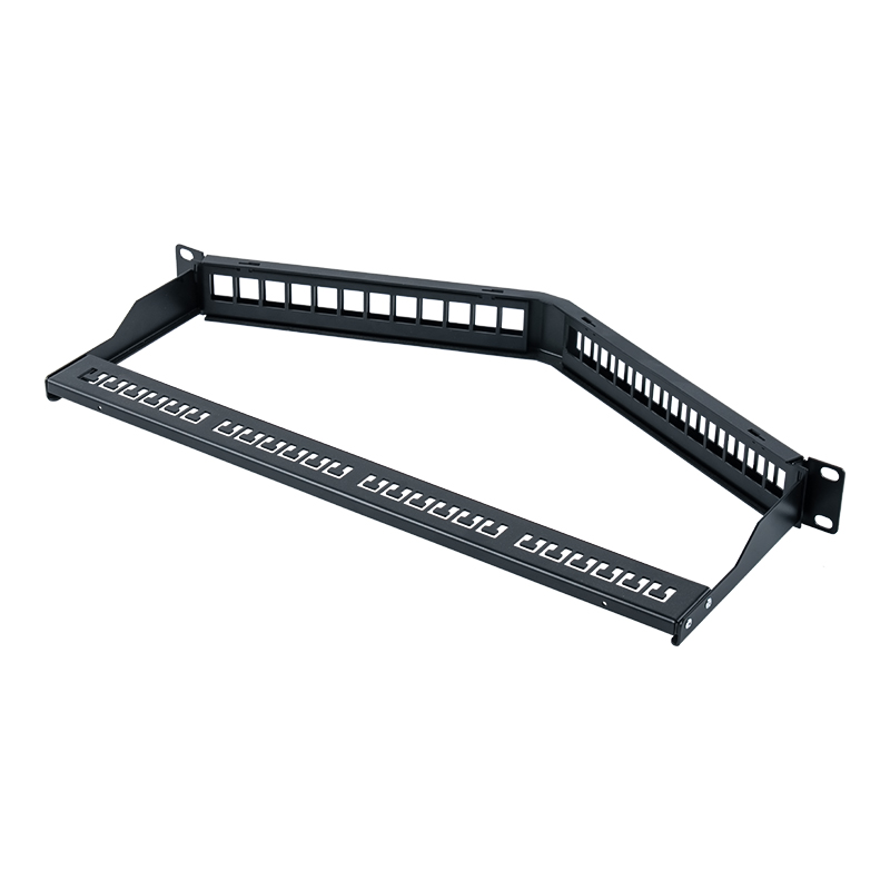 19-tommers 1U 24-ports skjermet tomt stativ (foldbar) SP-3312S-24P 19-tommers 1U 24-ports skjermet tomt stativ (foldbar) SP-3312S-24P