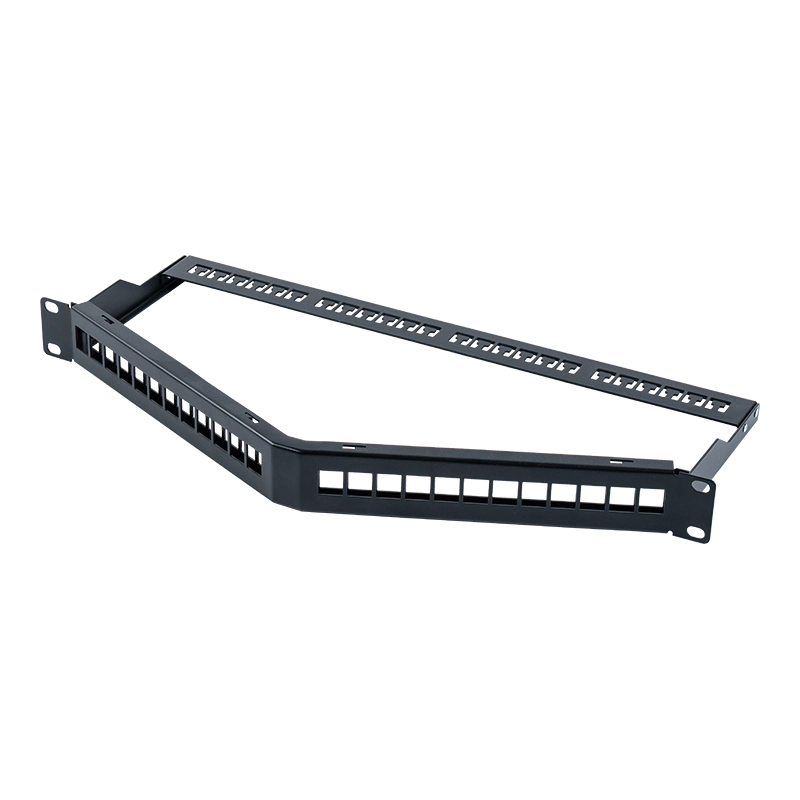 19-tommers 1U 24-ports skjermet tomt stativ (foldbar) SP-3312S-24P