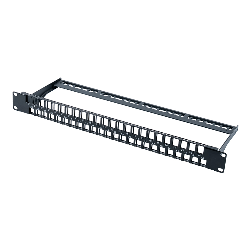 19-tommers1U48-portShieldedEmptyRack SP-3315S-48P