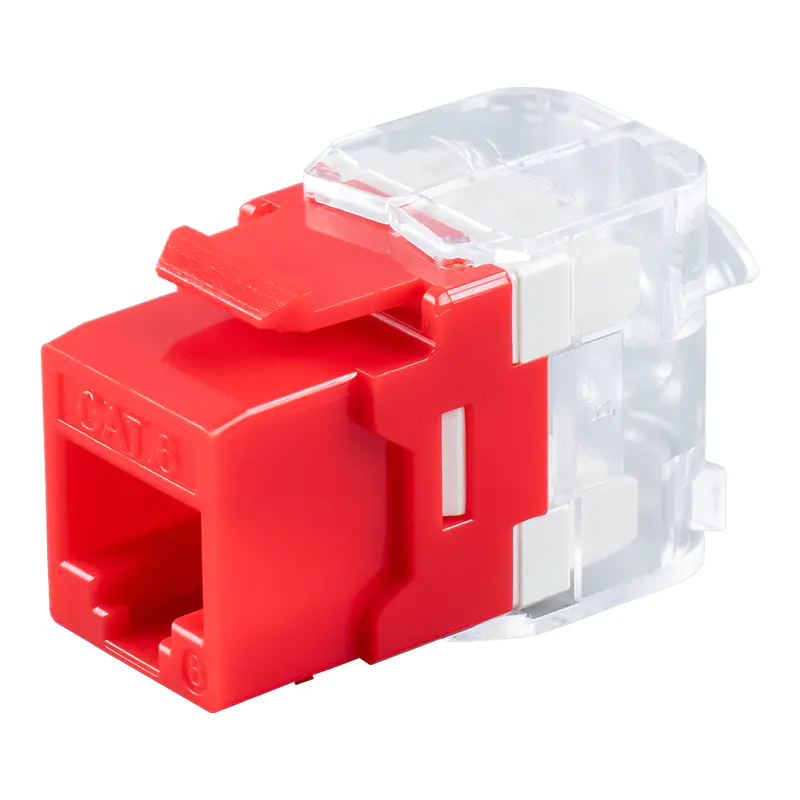 C6 Uskjermet 180° Modular Jack SM-2092D8C6 SM-2093D8C6