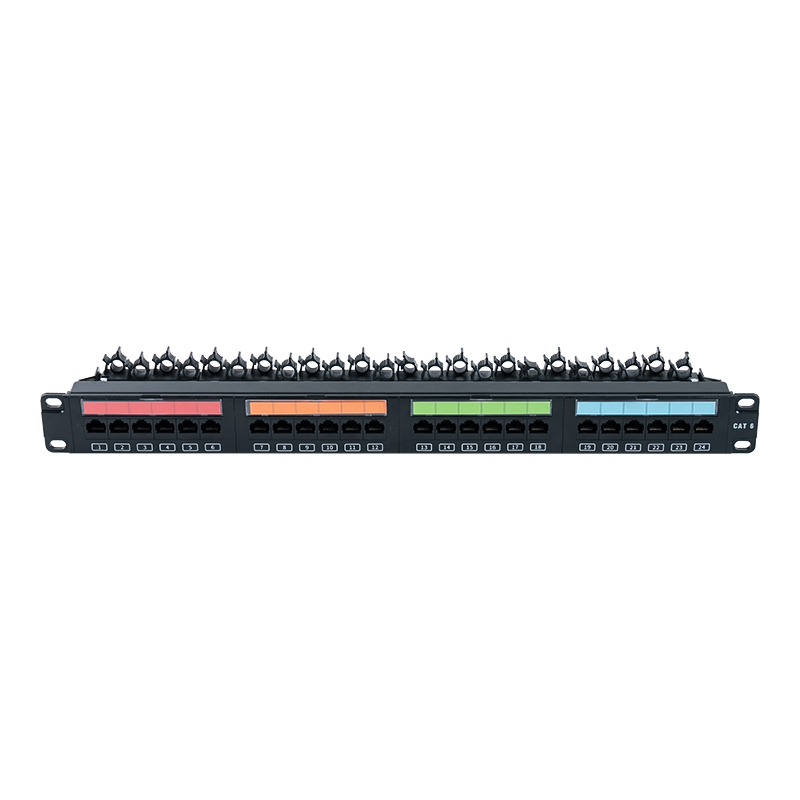 19-tommers 1U 24-ports uskjermet stativ (flip-top plastvindu) SP-3405-24P 19-tommers 1U 24-ports uskjermet stativ (flip-top plastvindu) SP-3405-24P