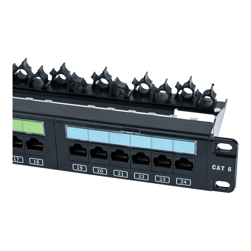 19-tommers 1U 24-ports uskjermet stativ (flip-top plastvindu) SP-3405-24P 19-tommers 1U 24-ports uskjermet stativ (flip-top plastvindu) SP-3405-24P
