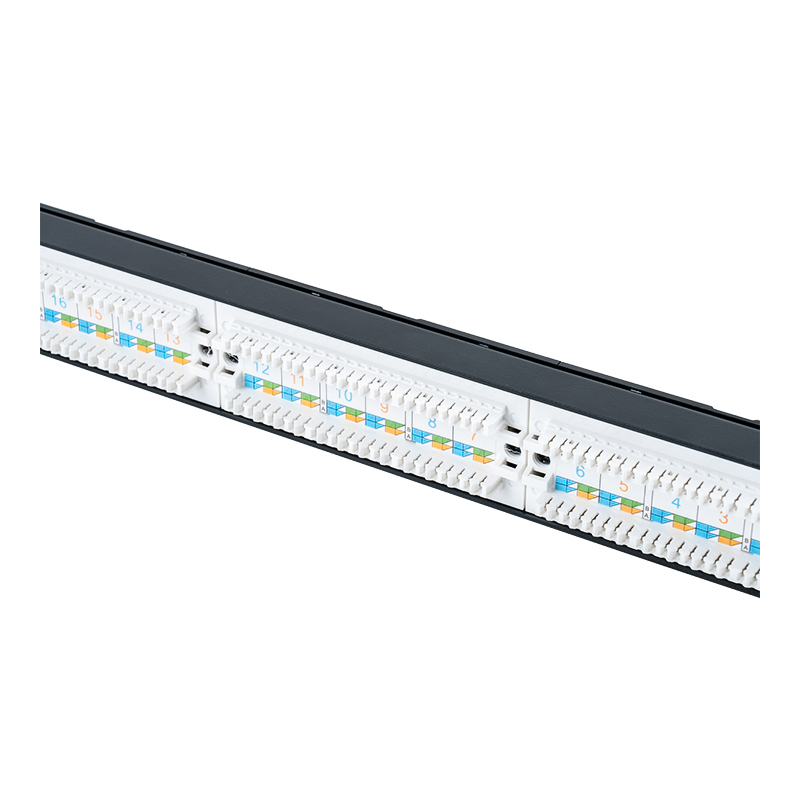 C6 19-tommers 1U uskjermet 24-porters patchpanel (flip-top plastvindu) SP-3411D24-C6 C6 19-tommers 1U uskjermet 24-porters patchpanel (flip-top plastvindu) SP-3411D24-C6